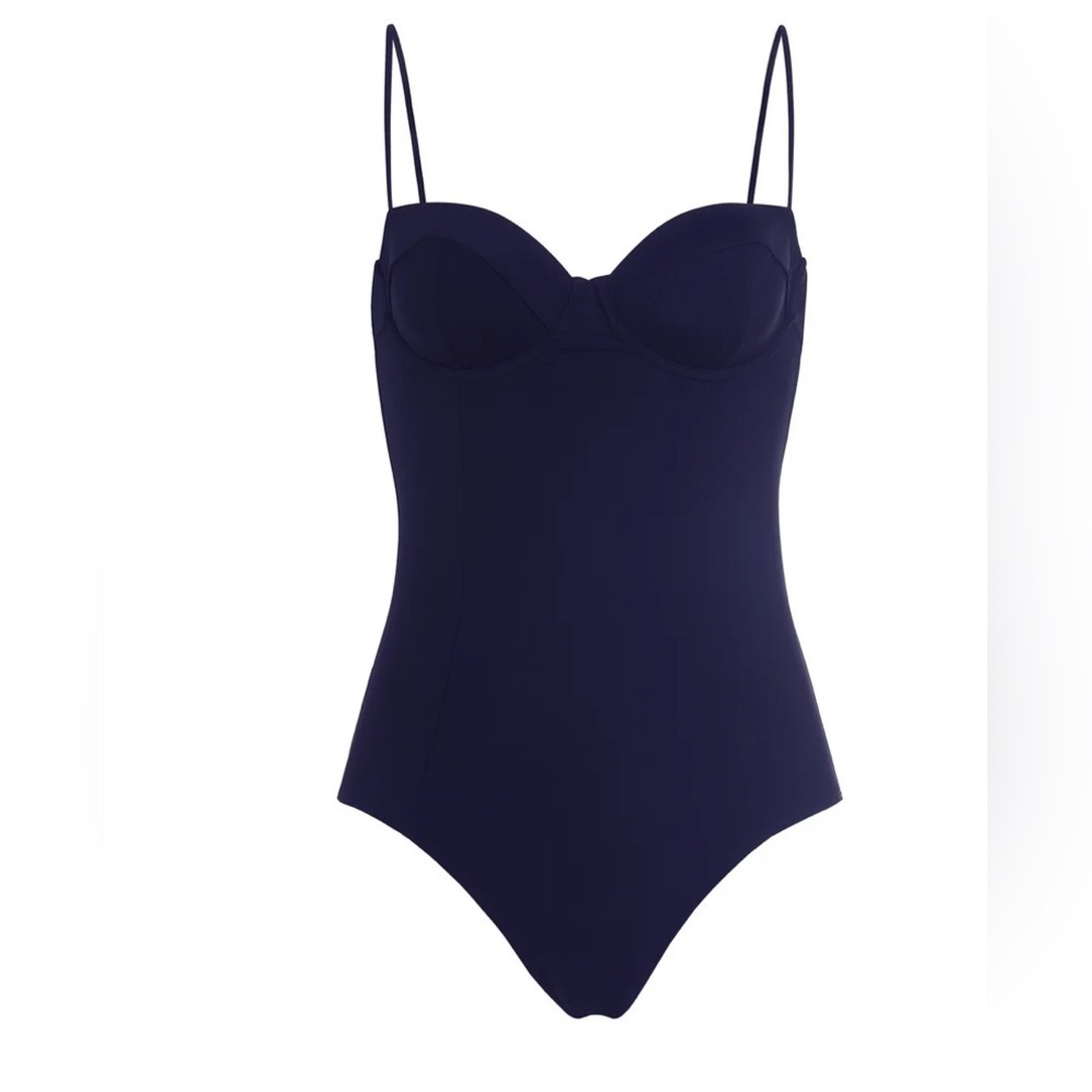 NWT Marie Oliver Marceline Navy One-piece Swimsuit Sz Large